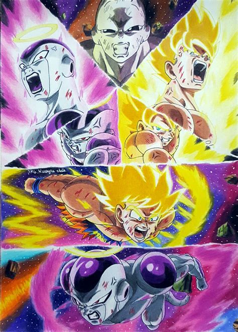 Goku vs jiren (dragon ball super). Goku y Freezer Vs Jiren DBS | Personajes de dragon ball ...