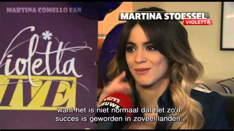 Martina Stoessel Interview Bij Vtm Nieuwsreportage Violettalive In