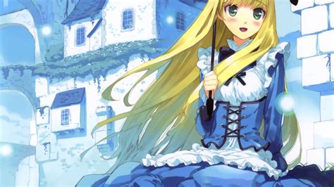 Desktop Wallpaper Alice Alice In Wonderland Blonde Anime Girl Images