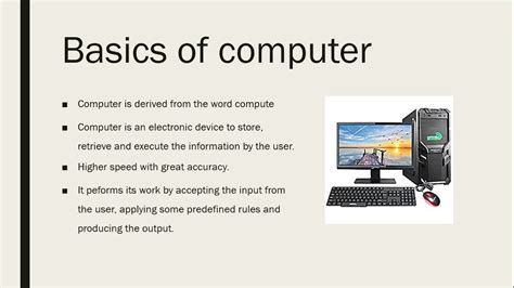 infografia teaching computers computer basics compute