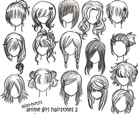 Drawing anime hair with an idea. I love all these cool easy to draw hairstyles | How to ...