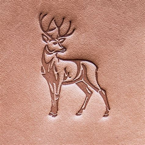 Delrin Leather Stamp Deer 1 Etsy Leather Stamps Stamp Leather