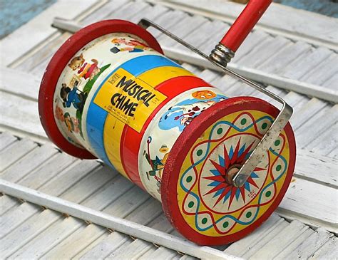 Musical Chime Pushpull Toy Vintage Fisher Price Vintage Toys