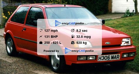 Ford Fiesta Rs Turbo Specs 1989 1992 Performance Dimensions