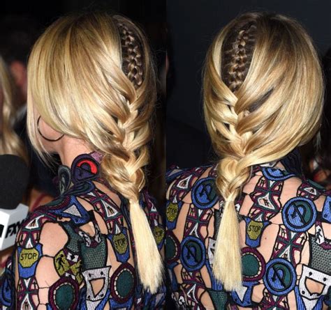 diane kruger in mary katrantzou the bridge première how to achiever her braid within a