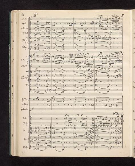 Berg Alban Stücke Orchestra Op 6 No 3 Marsch Score P 26