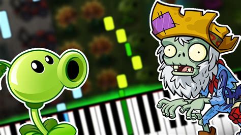 Plants Vs Zombies 2 Theme Song Piano Tutorial Synthesia Cover Chords