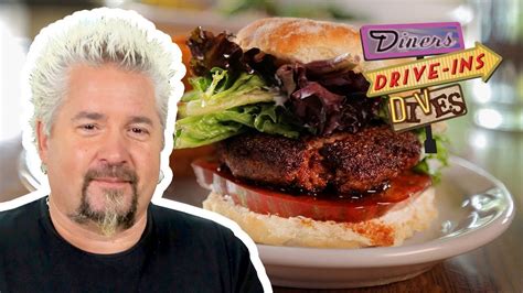 Diners Drive Ins And Dives Veggie Burger Burger Poster