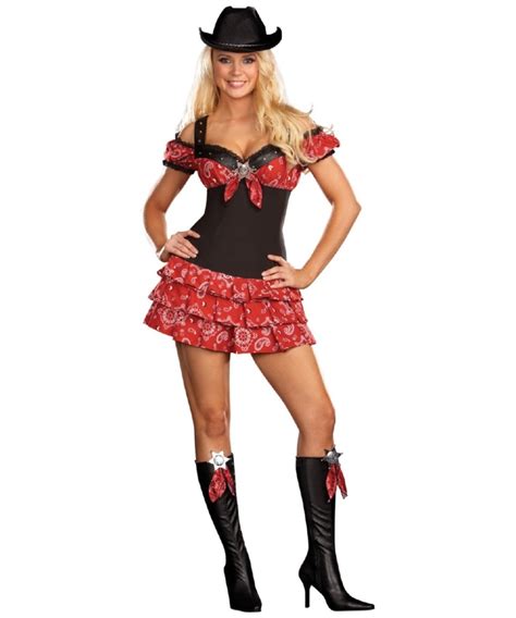 Adult Wild West Cowgirl Costume Women Costumes