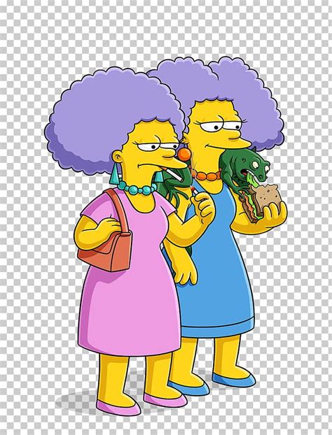 Patty Bouvier Selma Bouvier Marge Simpson Homer Simpson Youtube Png Clipart Area Art Artwork