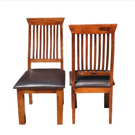 4.5 out of 5 stars. Ergonomic Solid Wood & Leather Dining Chair Set of 2