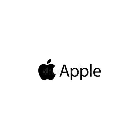 Apple Logo Editorial Vector Illustration Editorial Photo Illustration