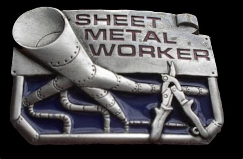 Sheet Metal Worker Belt Buckle