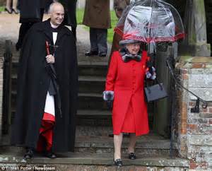 Queen Has Quick Change Between Christmas Day Services From Fur Coat To