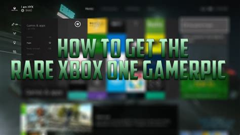 How To Get The Rare Xbox One Gamerpicture Youtube