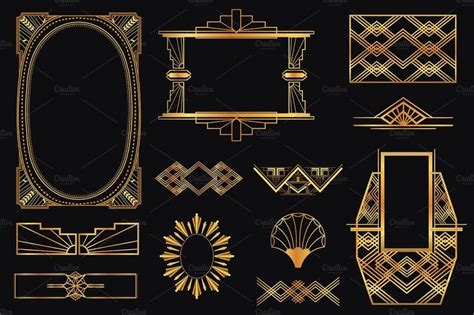 52 Art Deco Design Elements Vol3 In 2023 Art Deco Colors Art Deco