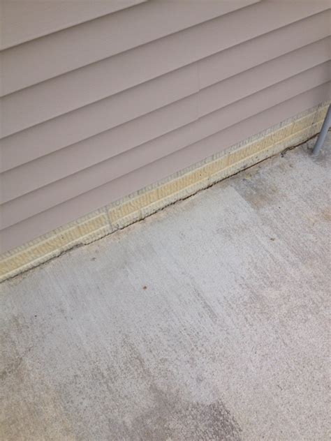 Concrete expansion joints are used to separate slabs and concrete from other parts of the structure. Concrete Slab Poor Against Foundation Without A Expansion ...