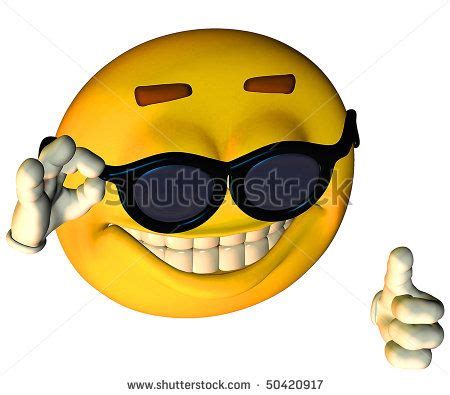 Smiley Face With Sunglasses And Thumbs Up