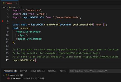 React JavaScript Tutorial In Visual Studio Code