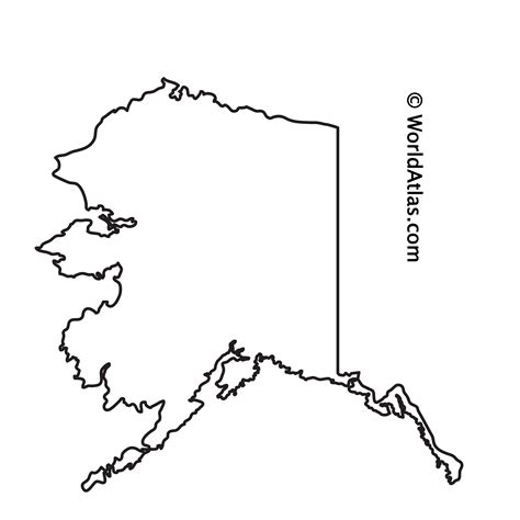 Download Alaska Outline Map