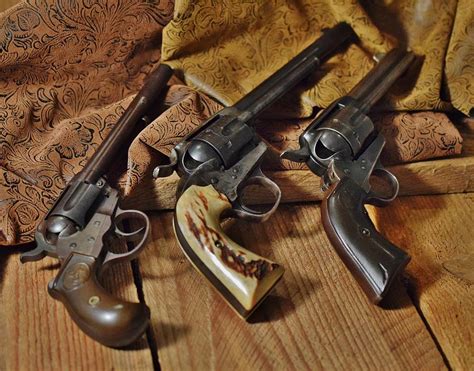 Three 1880s Colt Revolvers Photograph By Suzanne Taylor Pixels