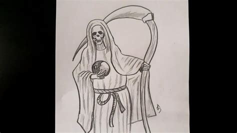 Introducir Imagen Dibujos De La Santa Muerte A Lapiz Viaterra Mx