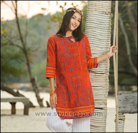 Summer Fashion Lawn Kurti Designs Trends Latest Collection 2018 2019 4