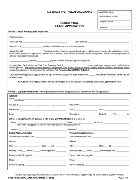 Lease Application - How to create a Lease Application? Download this Lease Application template ...