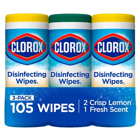 Clorox disinfecting wipes value pack. Clorox Disinfecting Wipes (105 Count Value Pack), Bleach Free Cleaning Wipes - 3 Pack - 35 Count ...
