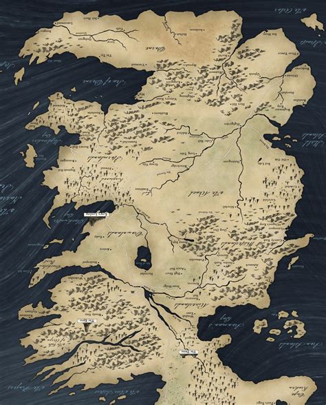 46 Westeros Map Wallpaper