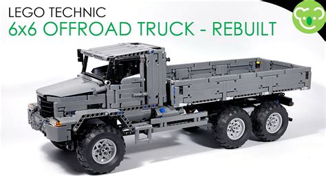 6x6 Offroad Truck Rebuilt Lego Technic Moc Youtube