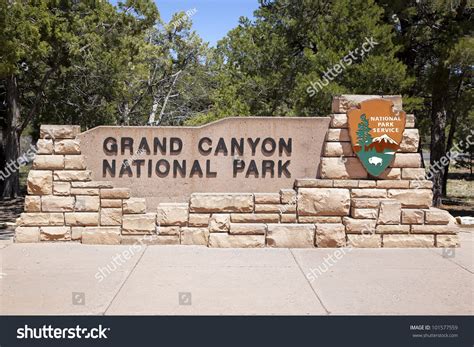 The Entrance To The Grand Canyon National Park Arizona