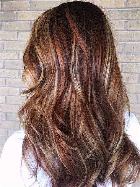 Blond Ombre Red Blonde Hair Chocolate Brown Hair Brunette Balayage