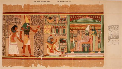 Negative Confession Papyrus Of Ani Illustration World History