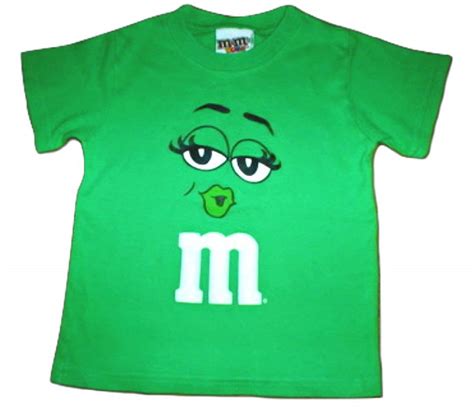 Mandms Mandm Mandms Candy Silly Character Face T Shirt X Large Green