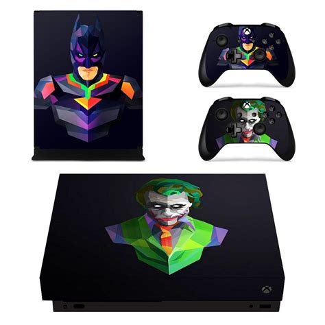 Batman Vs Joker Skin Sticker Decal For Xbox One X And Controllers