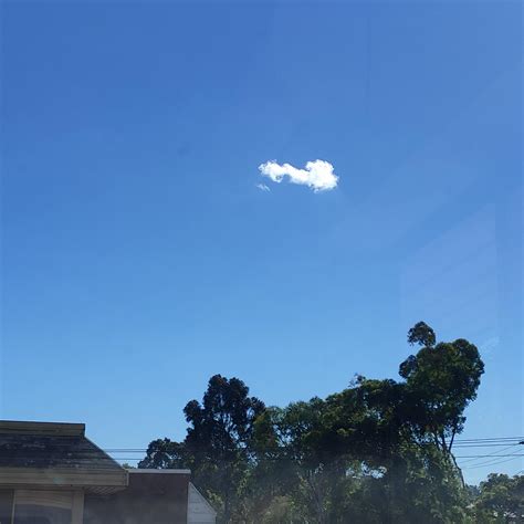 This One Rude Cloud In A Clear Blue Sky R Mildlyinteresting