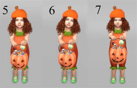 Trick Or Treat Pumpkin Bucket And Pose Pack From Sims 4 Studio • Sims