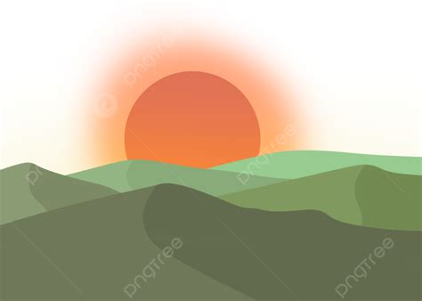Sun Sunrise Hills Sun Sunrise Golden Png Transparent Clipart Image