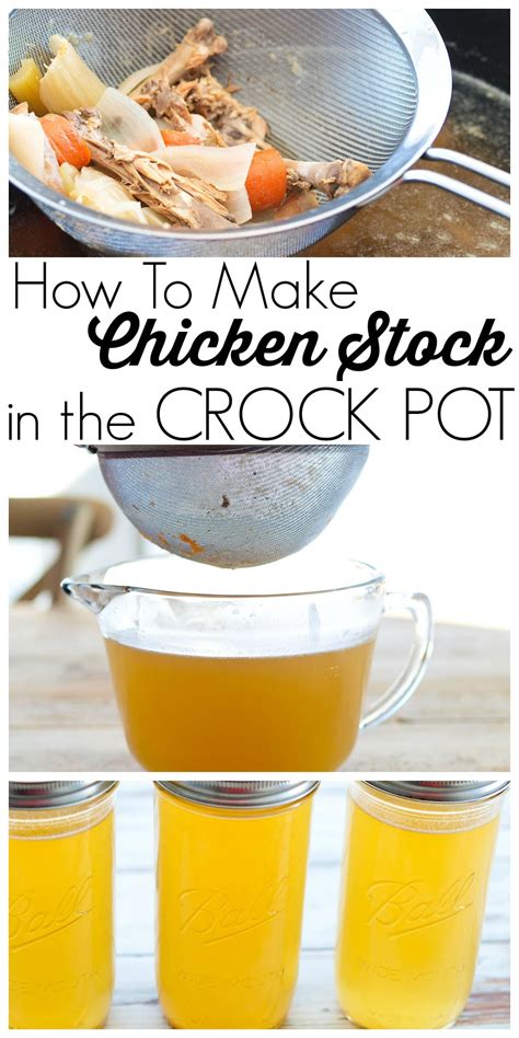 It's versatile and you can add a range of veg for extra flavour. How to Make Homemade Bone Broth in the Crock Pot - Happy ...