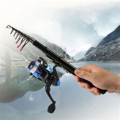 Mini Telescopic Short Fishing Rod Portable Hand Carbon Fiber Fishing