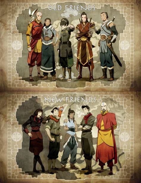 Team Avatar Thelastairbender Avatar Cartoon Avatar Characters