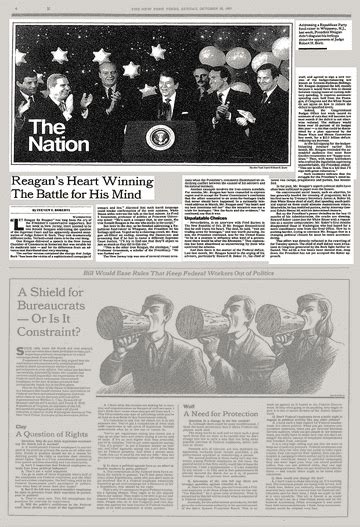 The Nation Reagans Heart Winning The Battle For His Mind The New