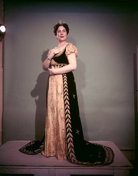 Soprano Renata Tebaldi In A 1958 Met Opera Production Of Puccinis