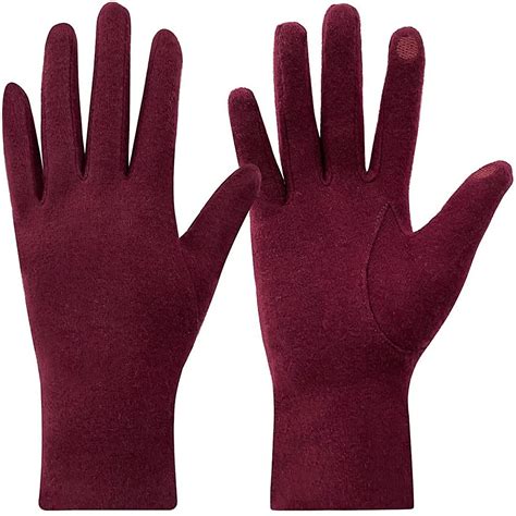 harssidanzar womens knit winter touchscreen gloves warm soft wool mitt fruugo se