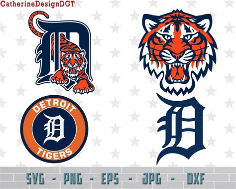 Mlb Detroit Tigers Baseball Team Logo Detroit Tigers Baseball Etsy
