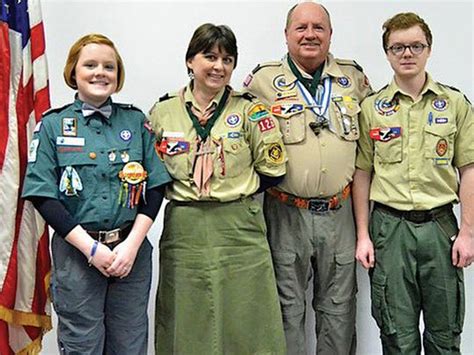 Boy Scouts Recognize Adult Leaders
