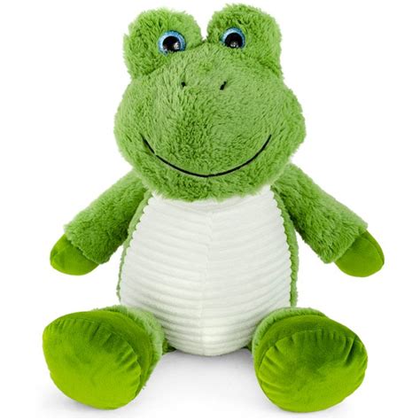 Super Soft Plush Corduroy Cuddle Farm Frog Stuffed Animal Toy 15 Inch