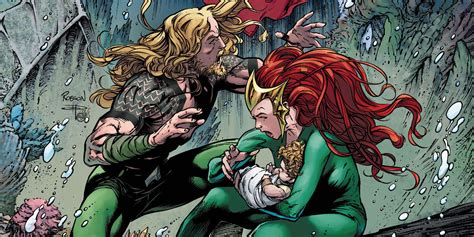 Aquaman Solicits Reveal The Sex Of Arthur And Meras Baby