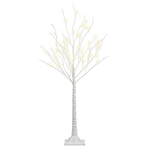 Lightshare 6ft 72l Led Birch Treewarm White Nozamas